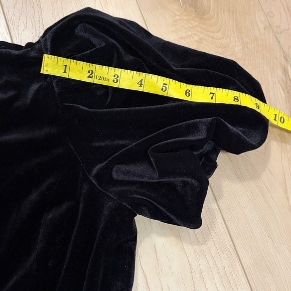 Mainstrip Bows and Velvet Minidress, Black, sz S (Junior’s) - Picture 14 of 14